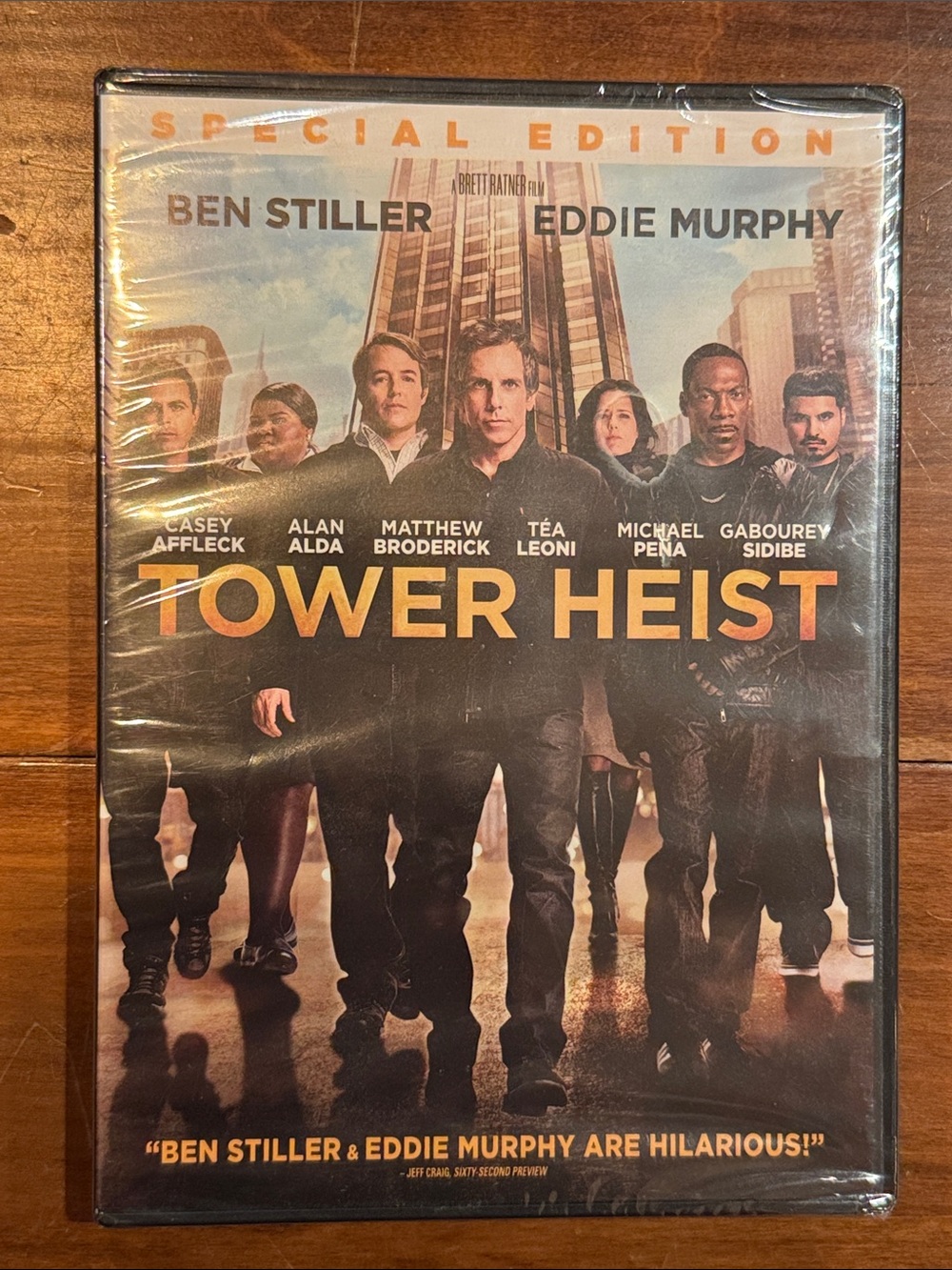 NEW! DVD Tower Heist Rated PG-13 Ben Stiller Eddie Murphy Film Factory Sealed